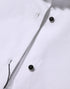 Dolce & Gabbana White Cotton Tuxedo Bib Long Sleeve Dress Shirt